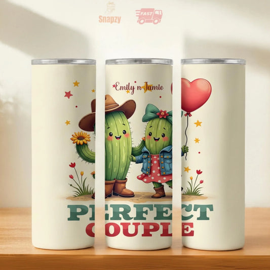 Personalized 20oz skinny tumbler – Personalized | hero view | custom name available, dishwasher safe, double-wall stainl