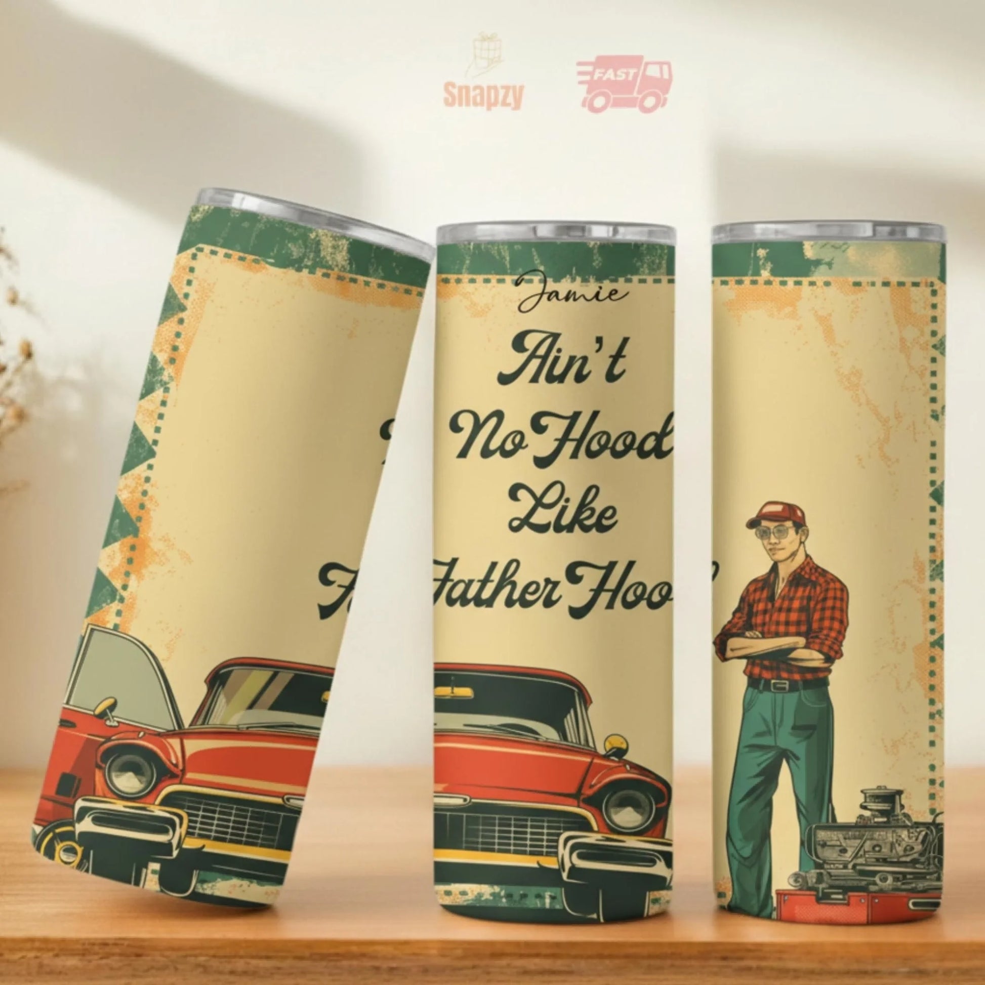 Personalized 20oz skinny tumbler – Personalized | personalization example | custom name available, dishwasher safe, doub