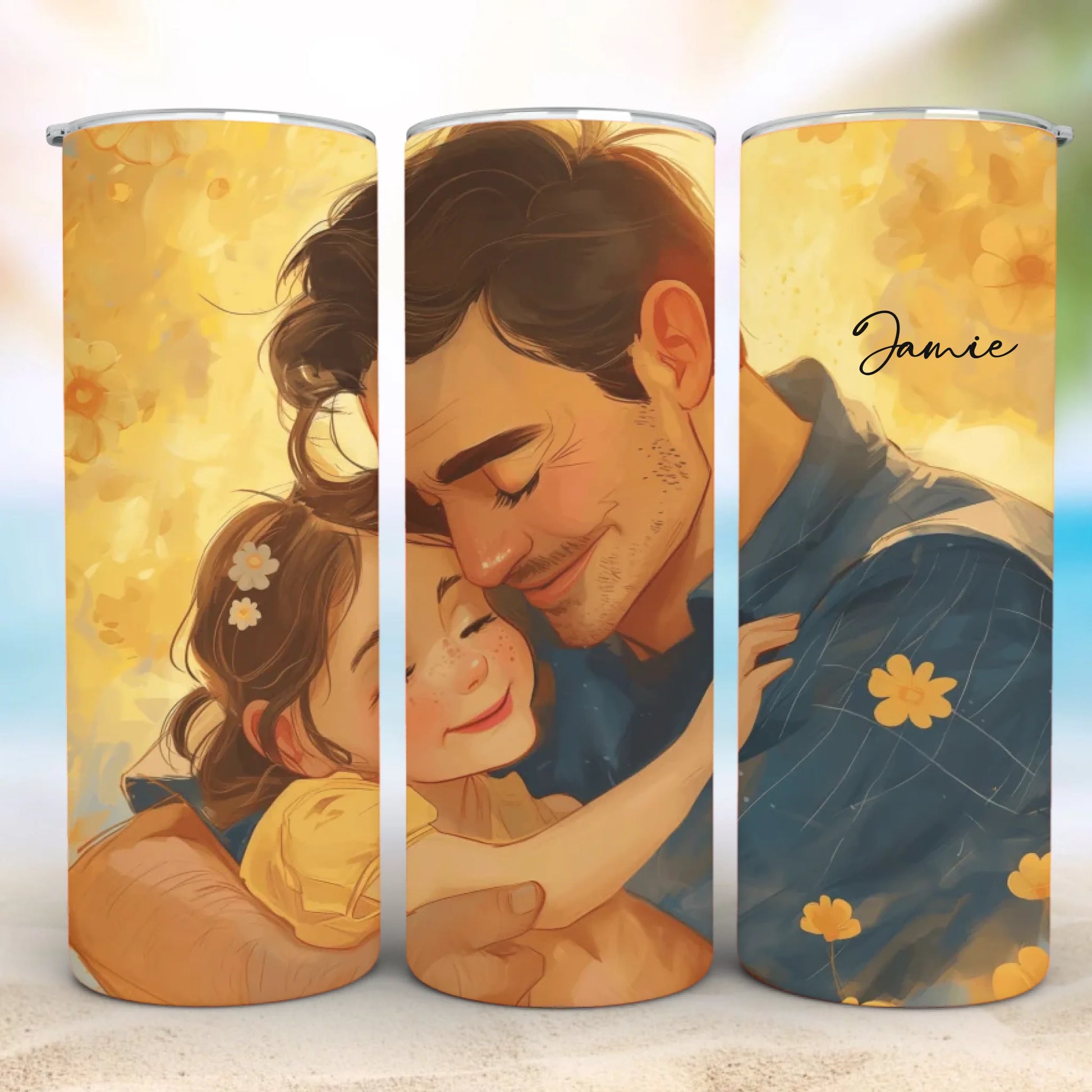 Personalized 20oz skinny tumbler – Personalized | personalization example | custom name available, dishwasher safe, doub