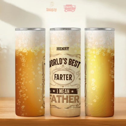 Personalized 20oz skinny tumbler – Personalized | hero view | custom name available, dishwasher safe, double-wall stainl