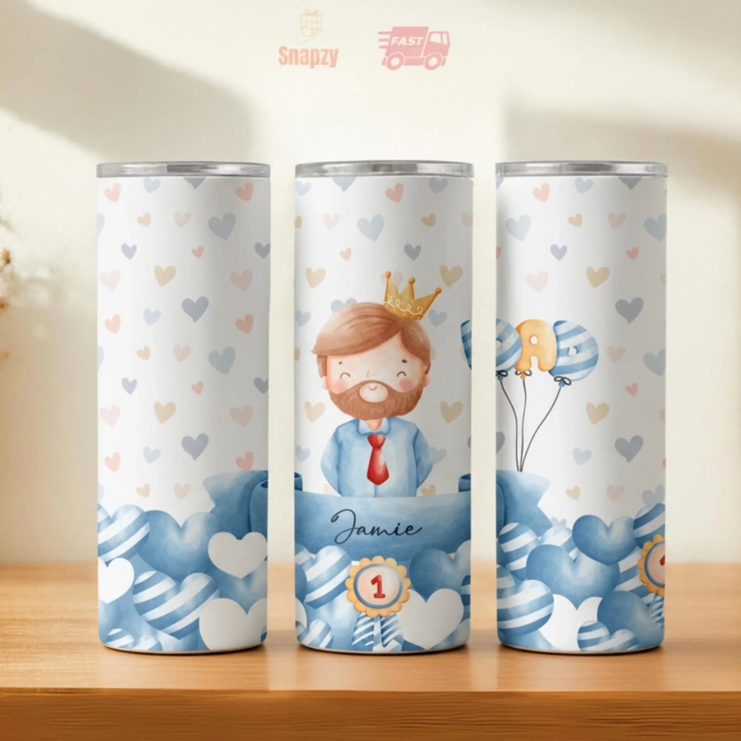 Personalized 20oz skinny tumbler – Personalized | hero view | custom name available, dishwasher safe, double-wall stainl