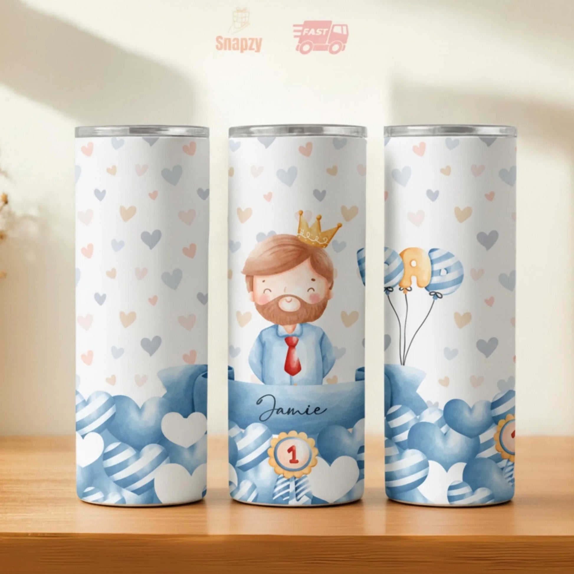 Personalized 20oz skinny tumbler – Personalized | hero view | custom name available, dishwasher safe, double-wall stainl