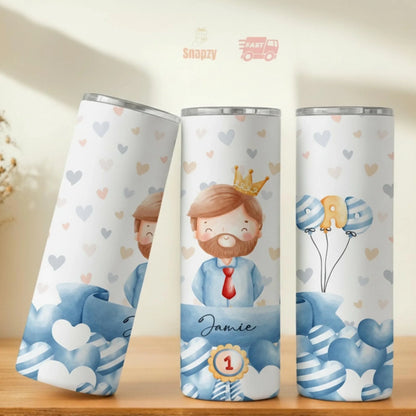 Personalized 20oz skinny tumbler – Personalized | personalization example | custom name available, dishwasher safe, doub