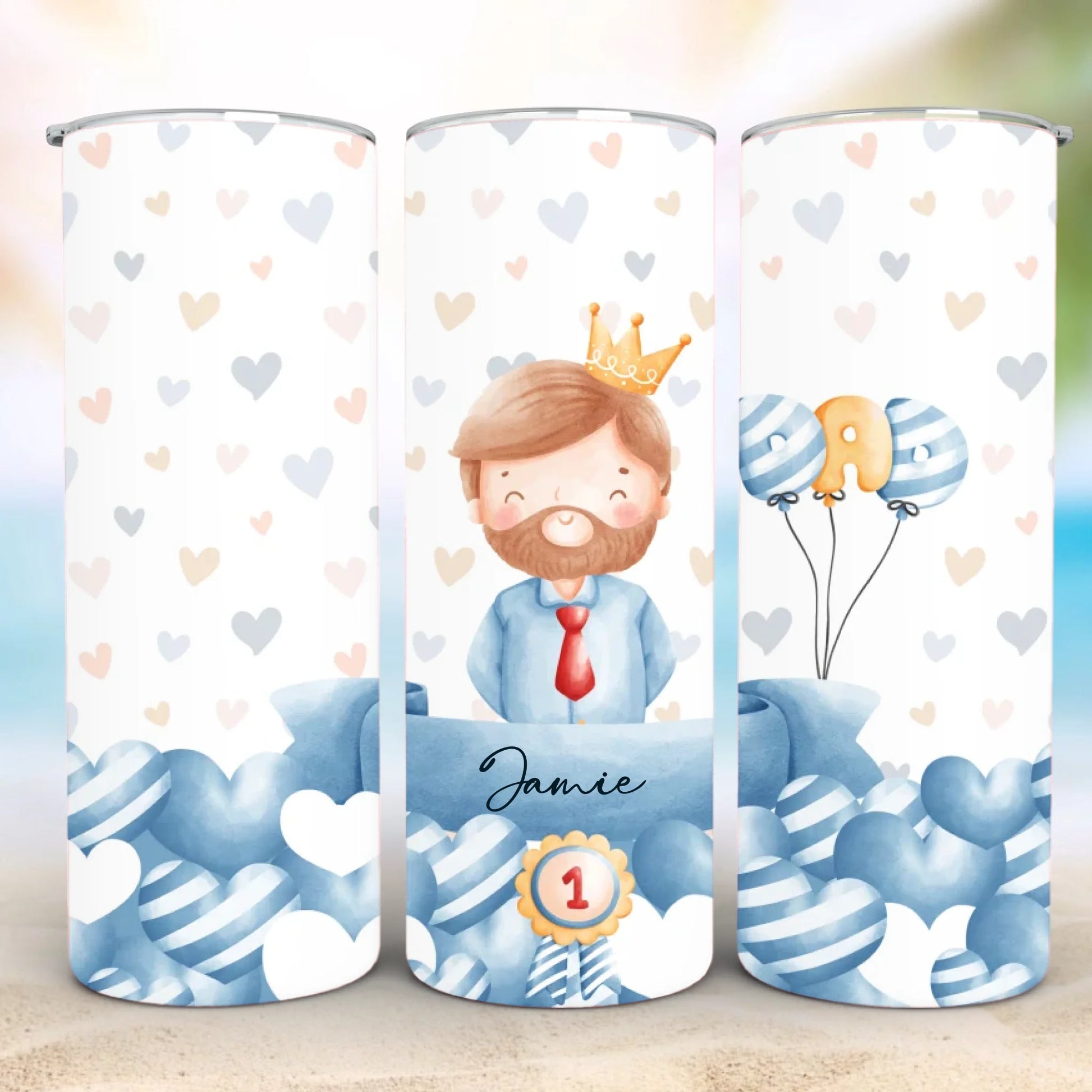 Personalized 20oz skinny tumbler – Personalized | detail view | custom name available, dishwasher safe, double-wall stai