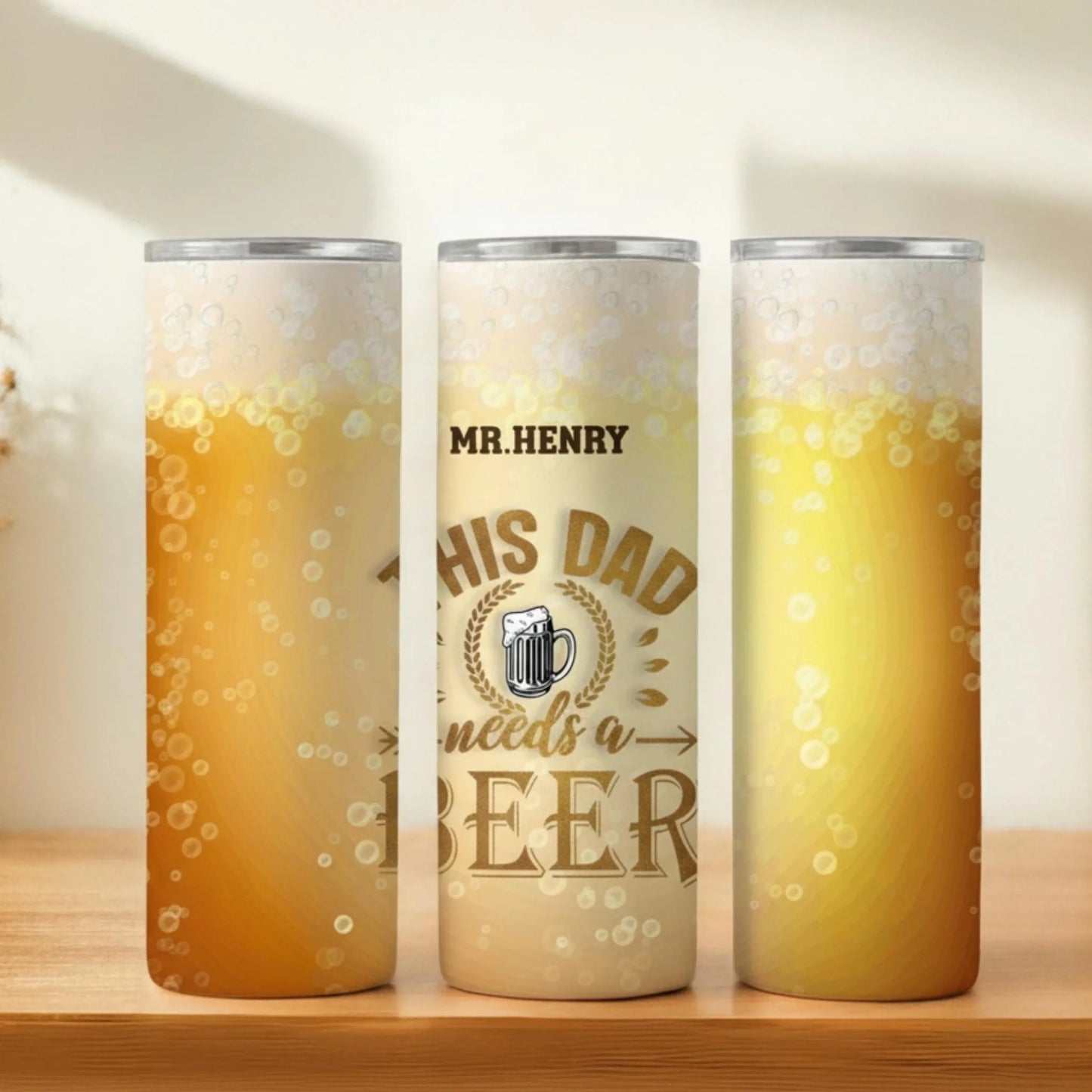 Personalized 20oz skinny tumbler – Personalized | hero view | custom name available, dishwasher safe, double-wall stainl