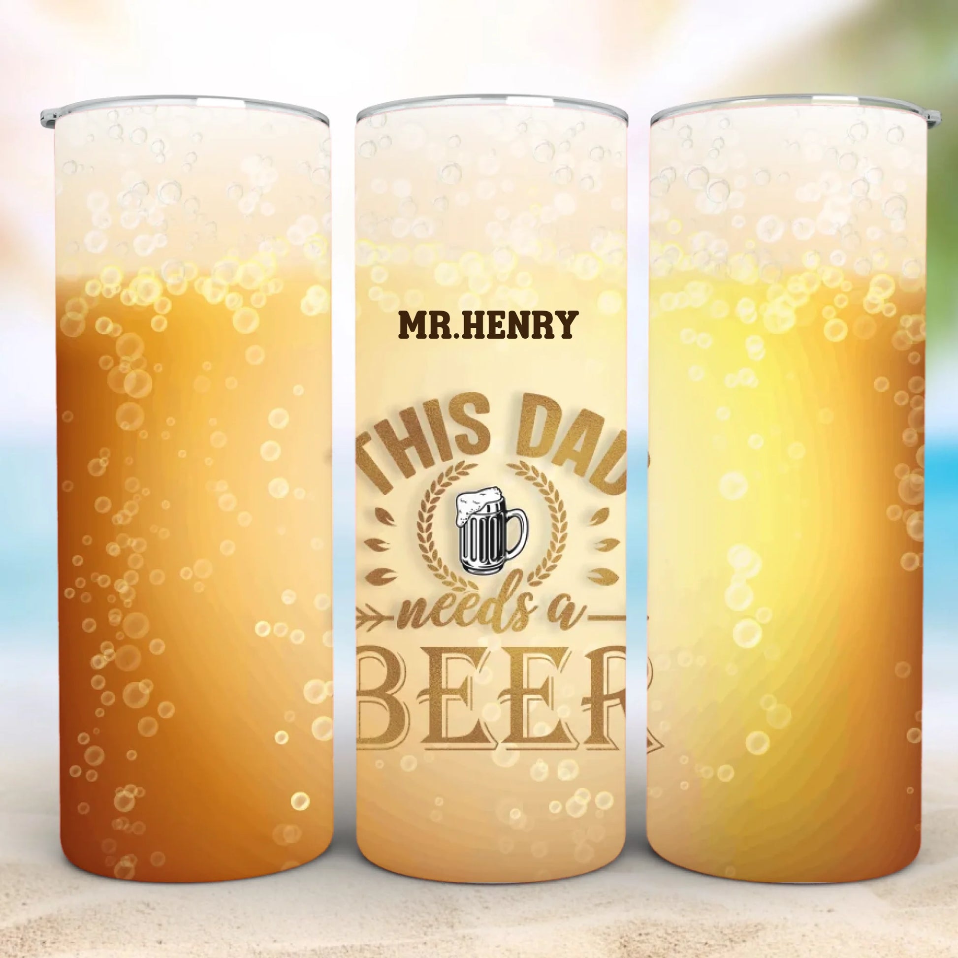 Personalized 20oz skinny tumbler – Personalized | detail view | custom name available, dishwasher safe, double-wall stai