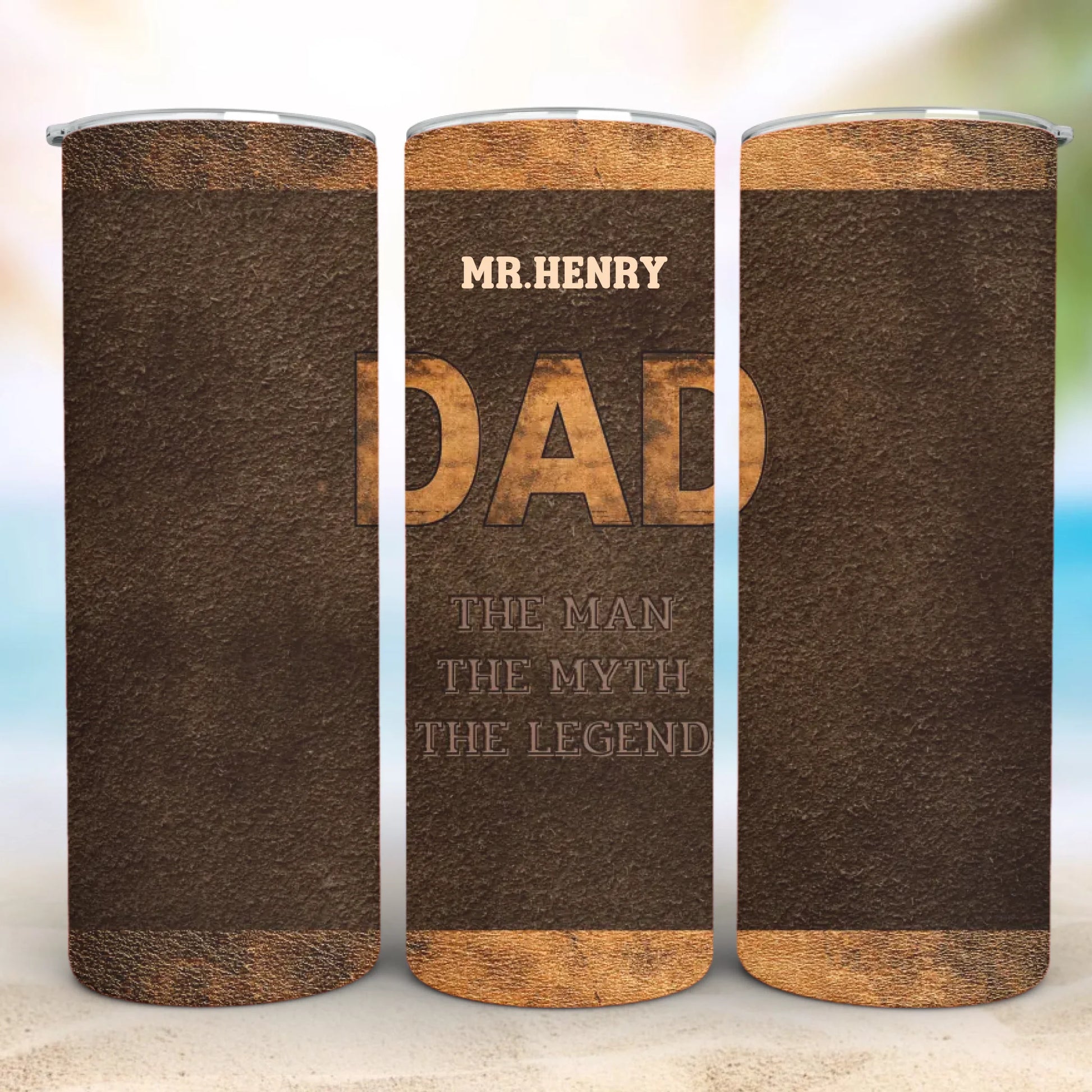 Personalized 20oz skinny tumbler – Personalized | detail view | custom name available, dishwasher safe, double-wall stai