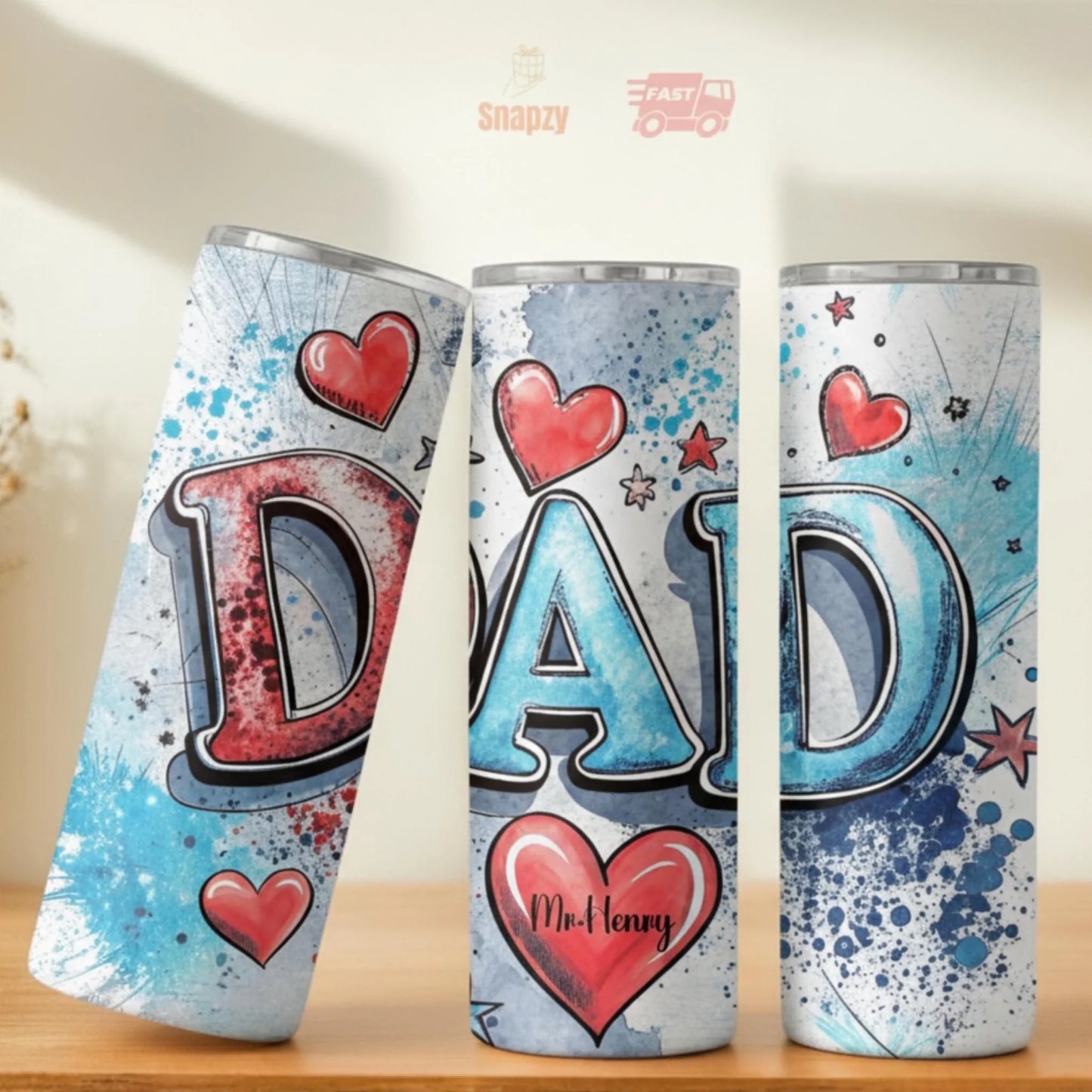 Personalized 20oz skinny tumbler – Personalized | personalization example | custom name available, dishwasher safe, doub