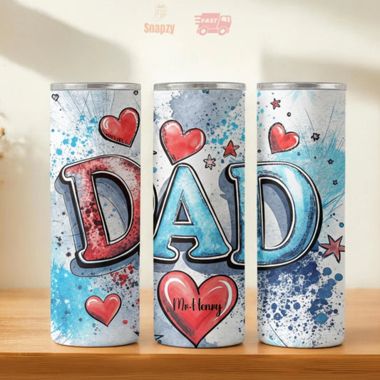 Personalized 20oz skinny tumbler – Personalized | hero view | custom name available, dishwasher safe, double-wall stainl