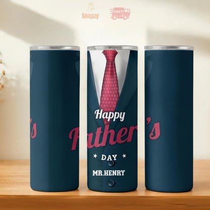 Personalized 20oz skinny tumbler – Personalized | hero view | custom name available, dishwasher safe, double-wall stainl