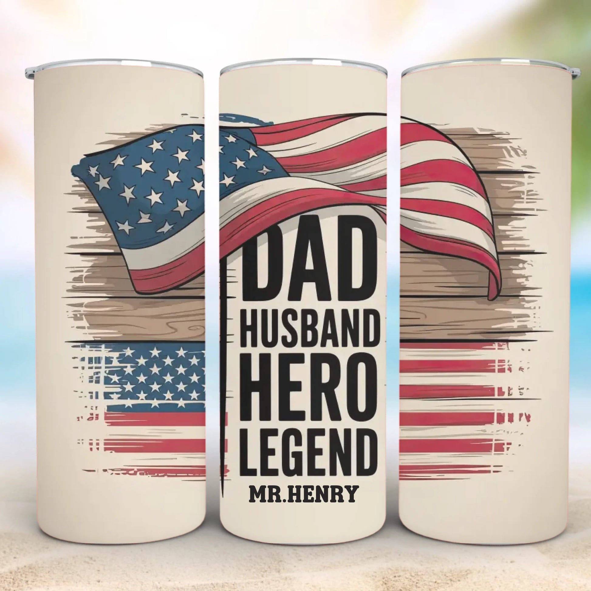 Personalized 20oz skinny tumbler – Personalized | detail view | custom name available, dishwasher safe, double-wall stai