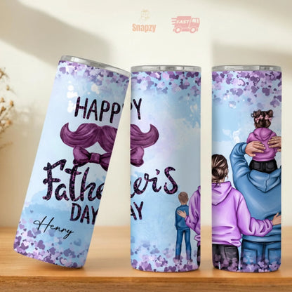 Personalized 20oz skinny tumbler – Personalized | personalization example | custom name available, dishwasher safe, doub