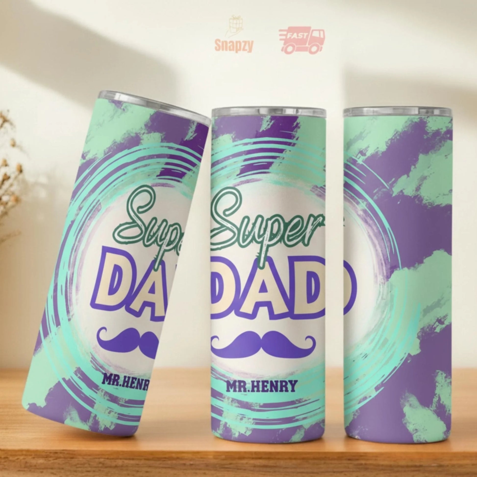 Personalized 20oz skinny tumbler – Personalized | personalization example | custom name available, dishwasher safe, doub