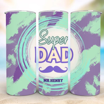 Personalized 20oz skinny tumbler – Personalized | detail view | custom name available, dishwasher safe, double-wall stai