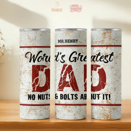 Personalized 20oz skinny tumbler – Personalized | hero view | custom name available, dishwasher safe, double-wall stainl