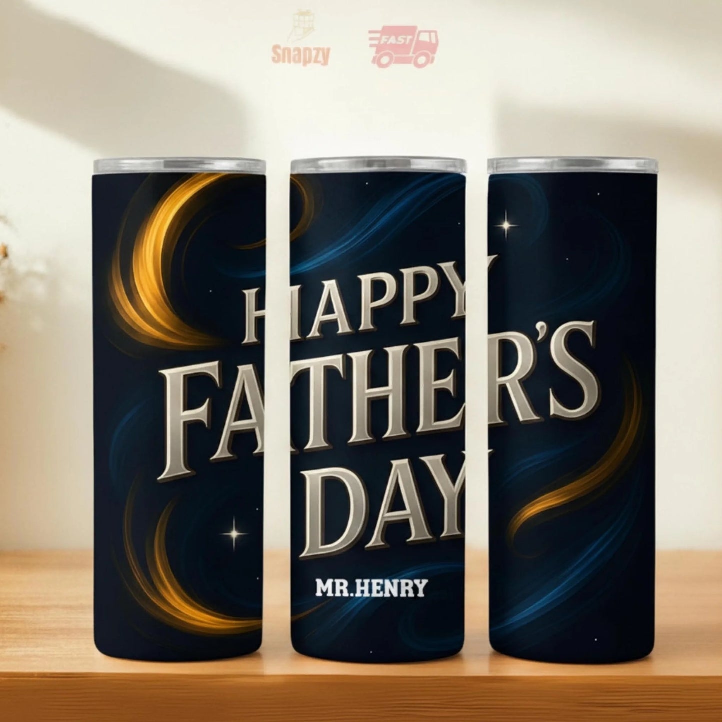 Personalized 20oz skinny tumbler – Personalized | hero view | custom name available, dishwasher safe, double-wall stainl