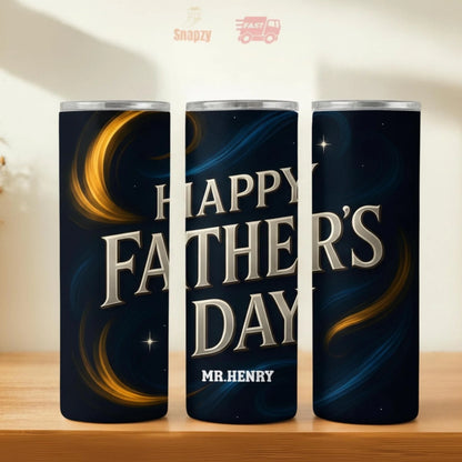 Personalized 20oz skinny tumbler – Personalized | hero view | custom name available, dishwasher safe, double-wall stainl