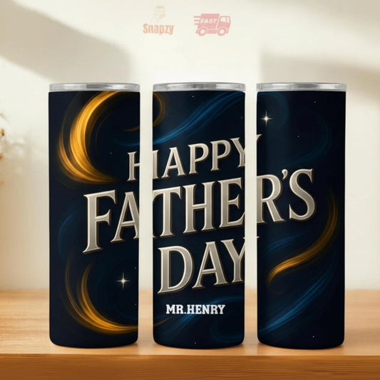 Personalized 20oz skinny tumbler – Personalized | hero view | custom name available, dishwasher safe, double-wall stainl