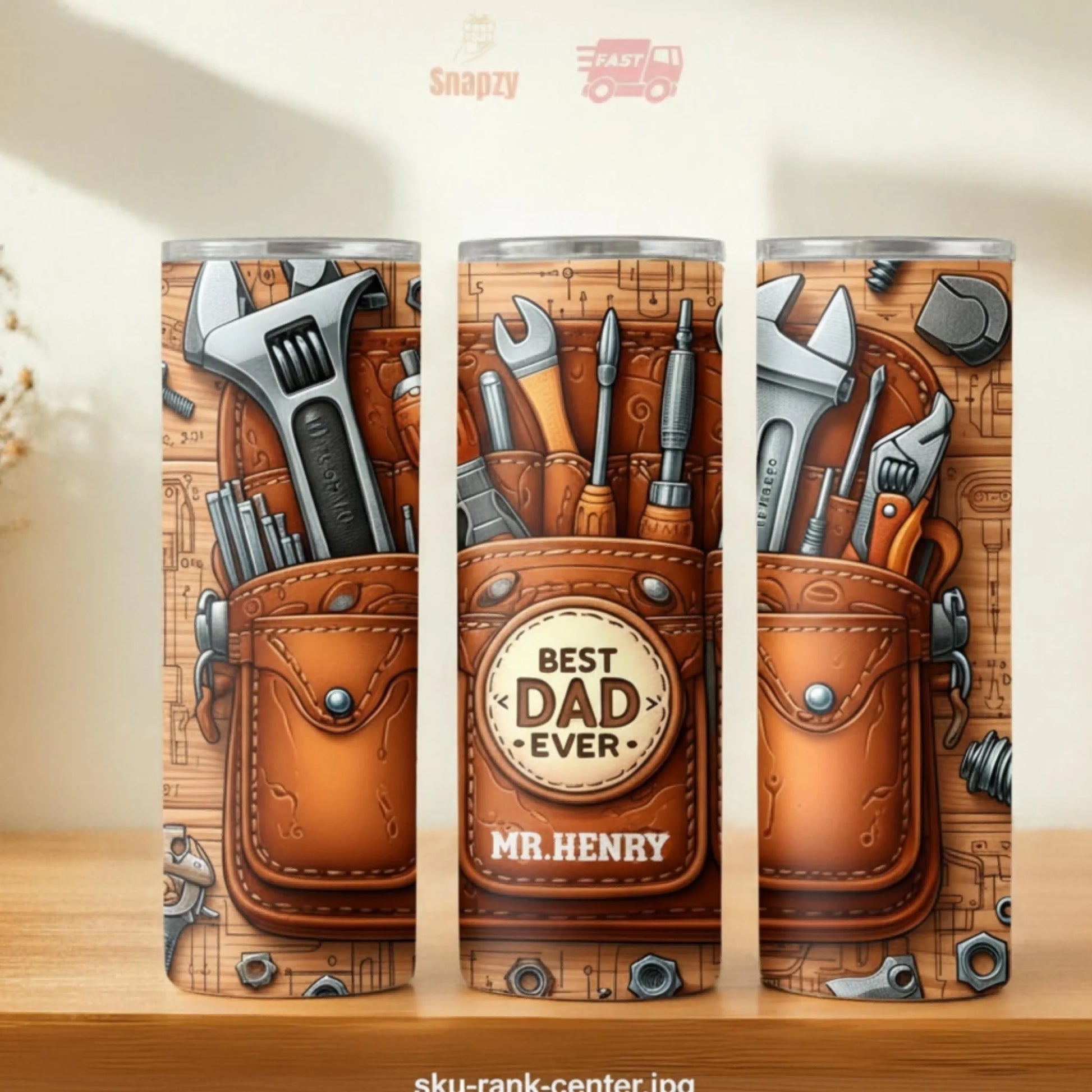 Personalized 20oz skinny tumbler – Personalized | hero view | custom name available, dishwasher safe, double-wall stainl