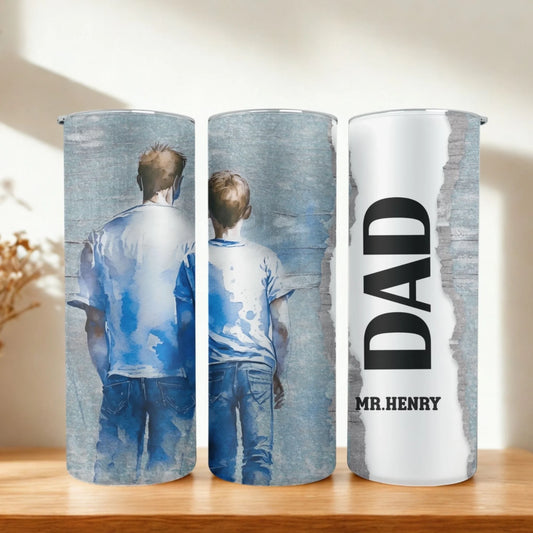 Personalized 20oz skinny tumbler – Personalized | hero view | custom name available, dishwasher safe, double-wall stainl