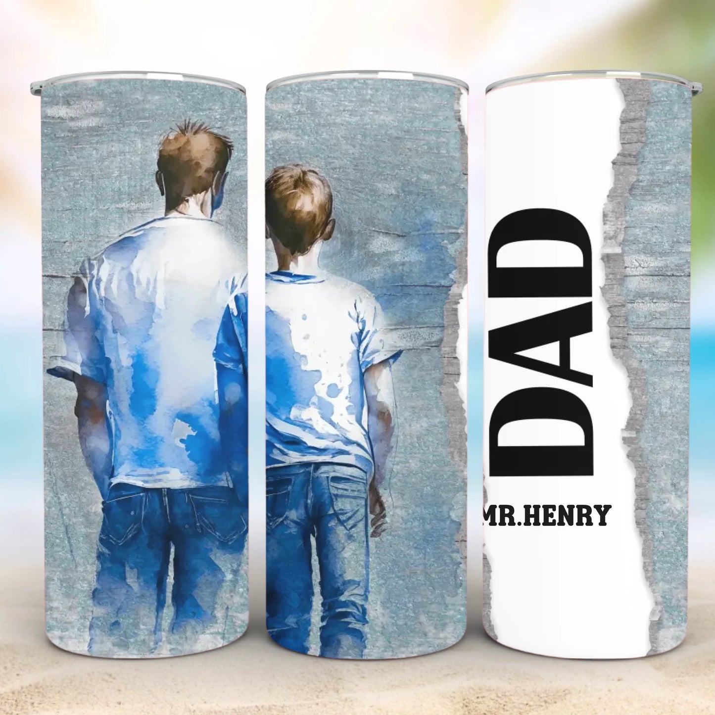 Personalized 20oz skinny tumbler – Personalized | personalization example | custom name available, dishwasher safe, doub