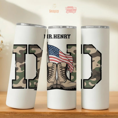 Personalized 20oz skinny tumbler – Personalized | personalization example | custom name available, dishwasher safe, doub