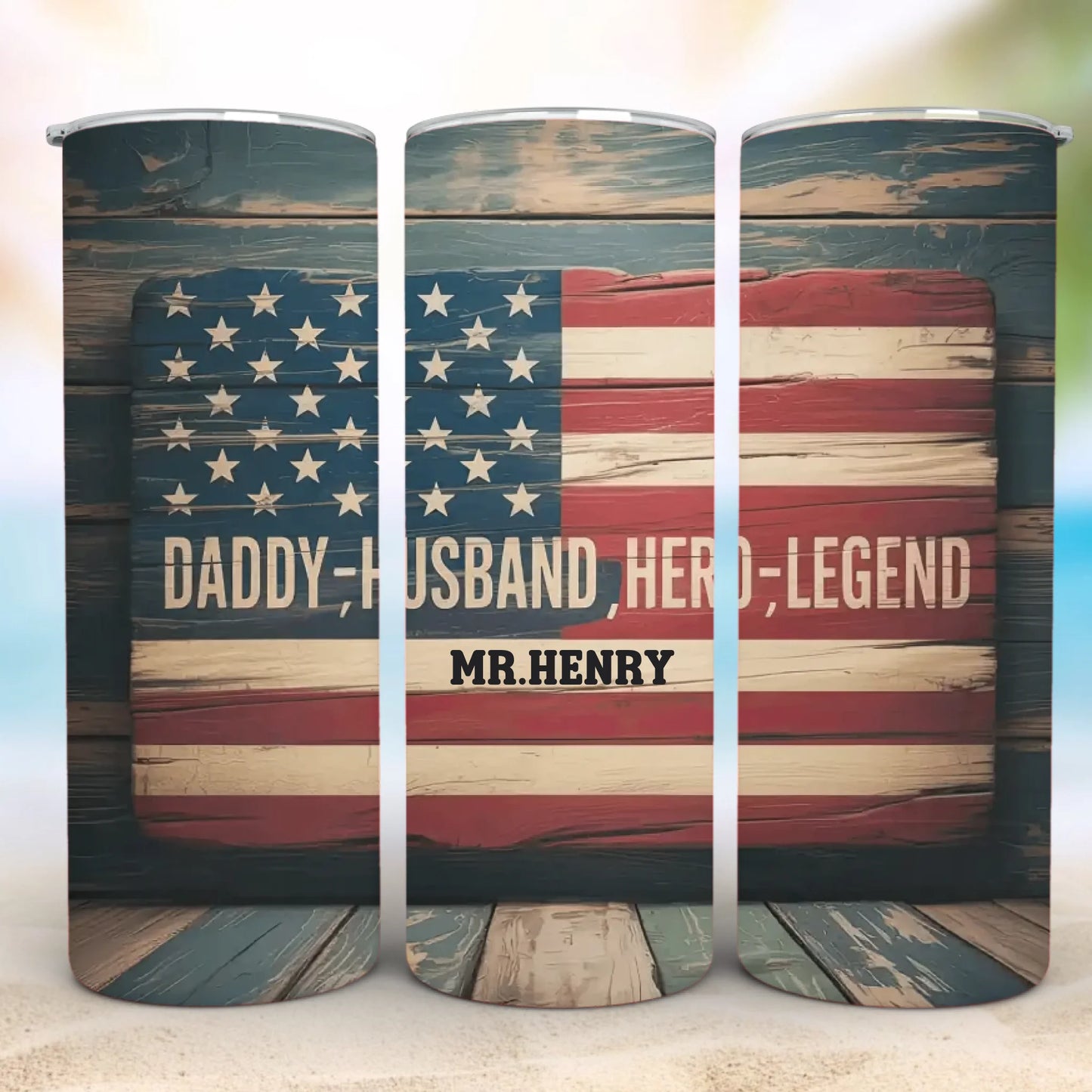 Personalized 20oz skinny tumbler – Personalized | detail view | custom name available, dishwasher safe, double-wall stai