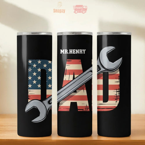 Personalized 20oz skinny tumbler – Personalized | hero view | custom name available, dishwasher safe, double-wall stainl