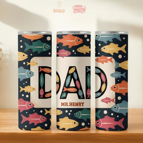 Personalized 20oz skinny tumbler – Personalized | hero view | custom name available, dishwasher safe, double-wall stainl