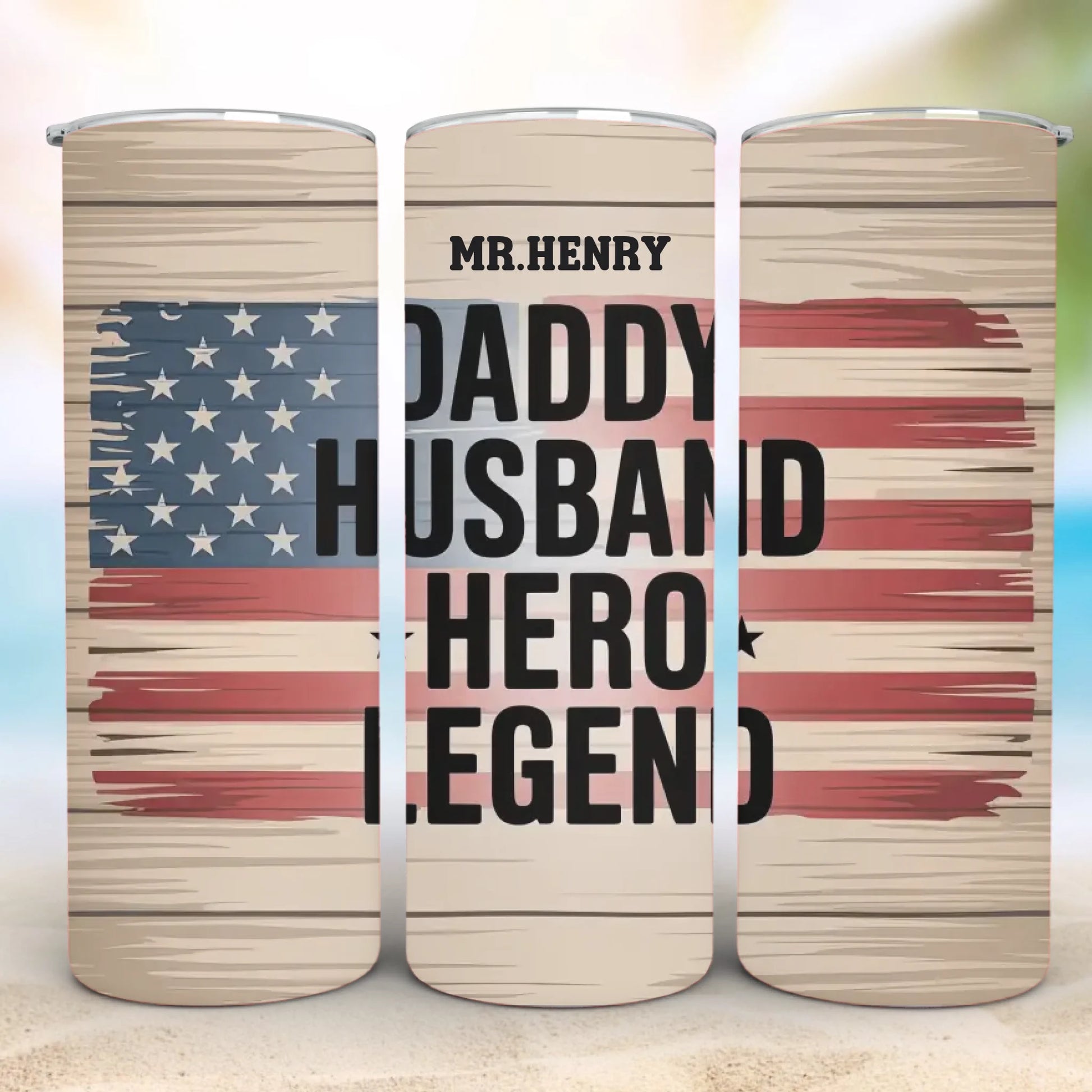 Personalized 20oz skinny tumbler – Personalized | detail view | custom name available, dishwasher safe, double-wall stai