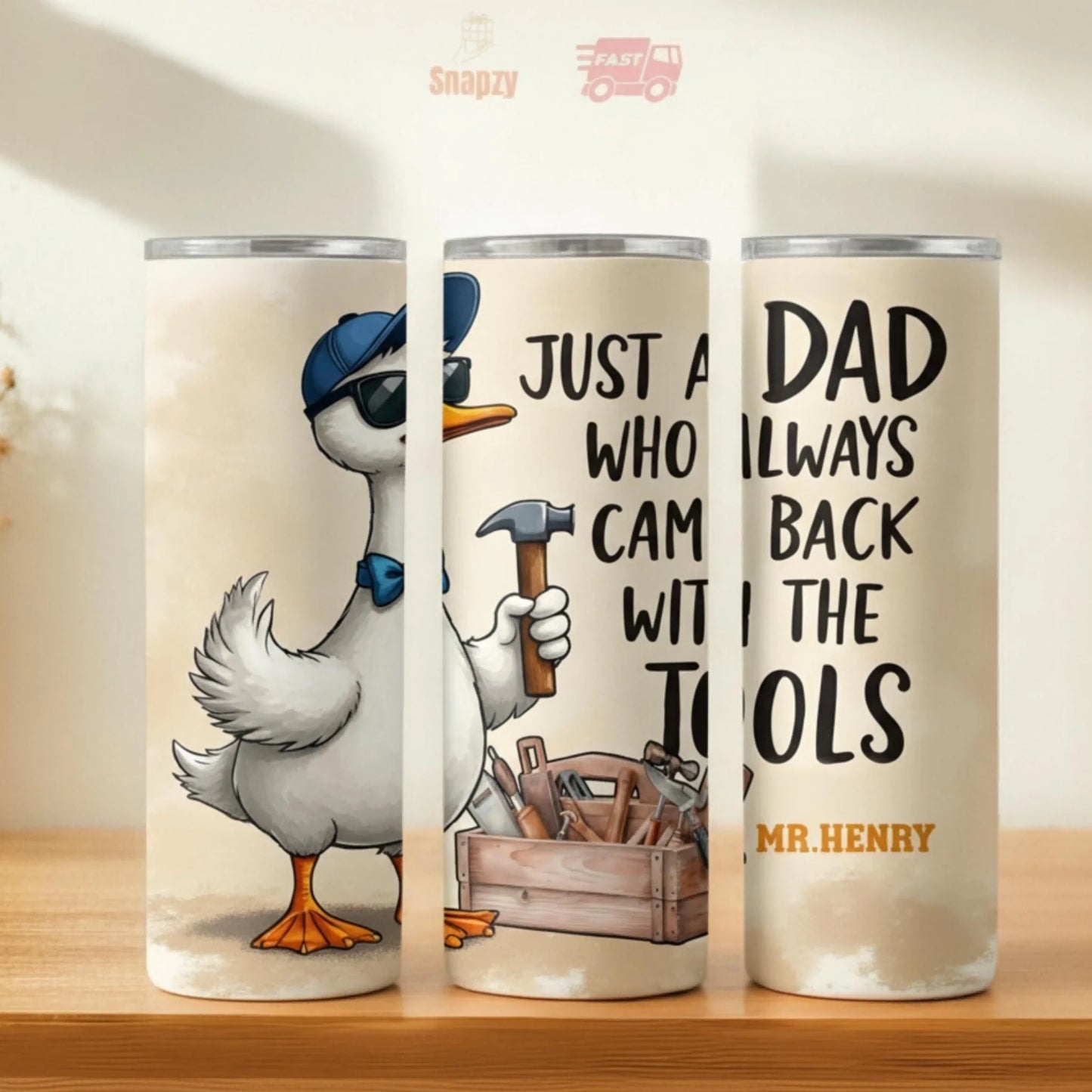 Personalized 20oz skinny tumbler – Personalized | hero view | custom name available, dishwasher safe, double-wall stainl