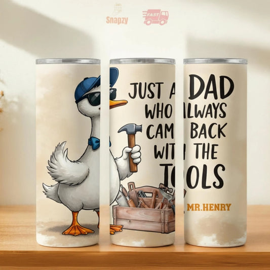 Personalized 20oz skinny tumbler – Personalized | hero view | custom name available, dishwasher safe, double-wall stainl