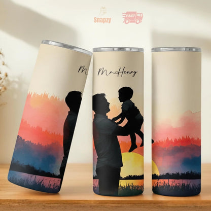 Personalized 20oz skinny tumbler – Personalized | personalization example | custom name available, dishwasher safe, doub