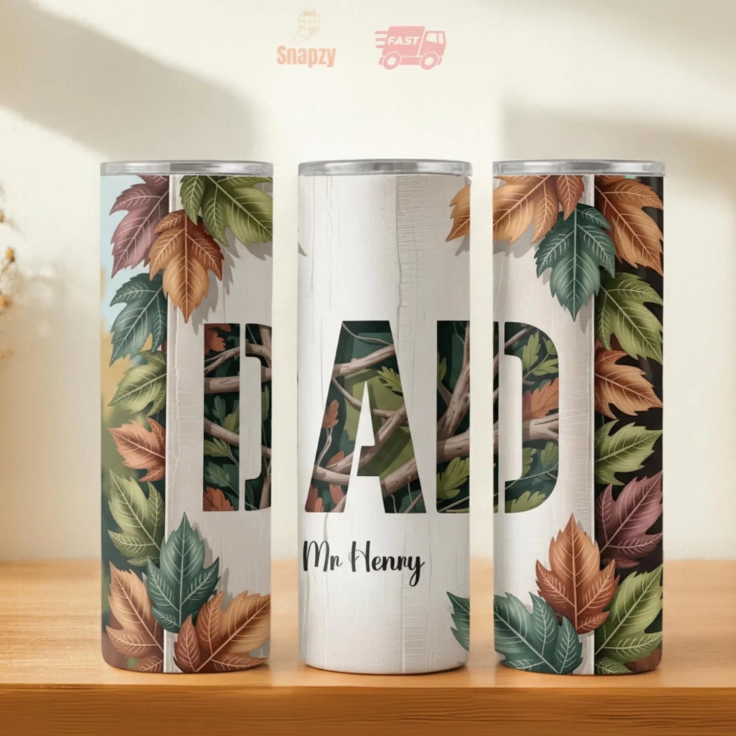 Personalized 20oz skinny tumbler – Personalized | hero view | custom name available, dishwasher safe, double-wall stainl