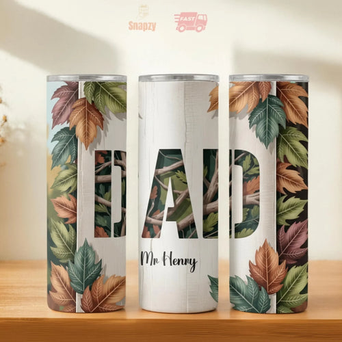 Personalized 20oz skinny tumbler – Personalized | hero view | custom name available, dishwasher safe, double-wall stainl