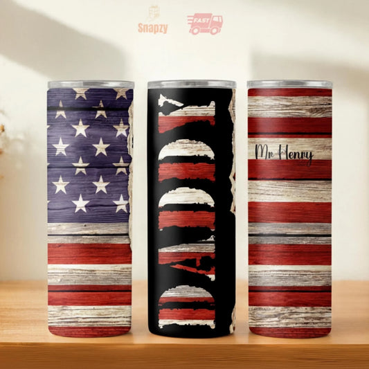 Personalized 20oz skinny tumbler – Personalized | hero view | custom name available, dishwasher safe, double-wall stainl