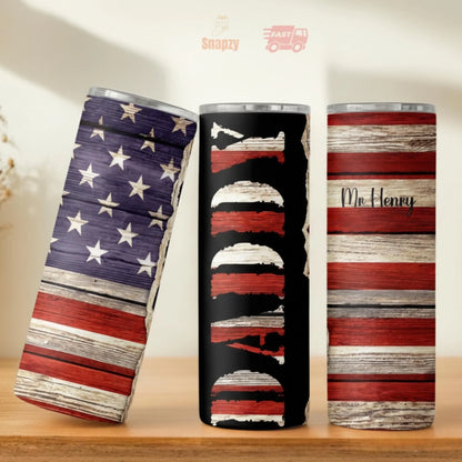 Personalized 20oz skinny tumbler – Personalized | personalization example | custom name available, dishwasher safe, doub