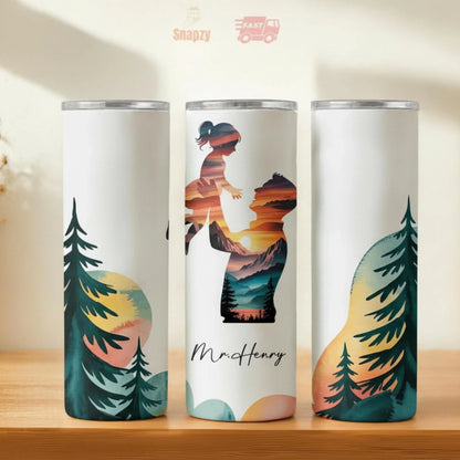 Personalized 20oz skinny tumbler – Personalized | hero view | custom name available, dishwasher safe, double-wall stainl