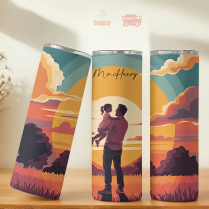 Personalized 20oz skinny tumbler – Personalized | personalization example | custom name available, dishwasher safe, doub