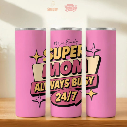 Personalized 20oz skinny tumbler – Personalized | hero view | custom name available, dishwasher safe, double-wall stainl