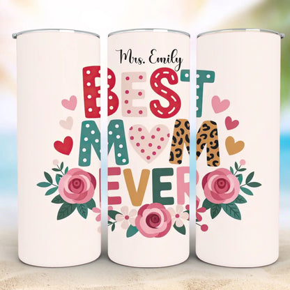 Personalized 20oz skinny tumbler – Personalized | hero view | custom name available, dishwasher safe, double-wall stainl