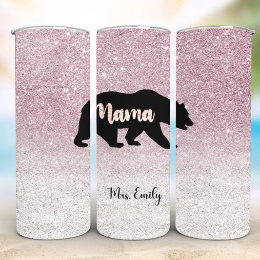 Personalized 20oz skinny tumbler – Personalized | hero view | custom name available, dishwasher safe, double-wall stainl