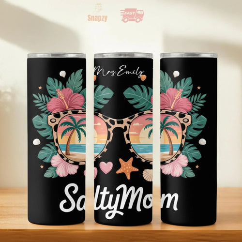 Personalized 20oz skinny tumbler – Personalized | hero view | custom name available, dishwasher safe, double-wall stainl