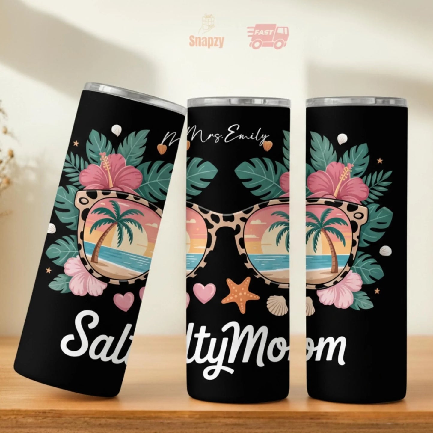 Personalized 20oz skinny tumbler – Personalized | personalization example | custom name available, dishwasher safe, doub