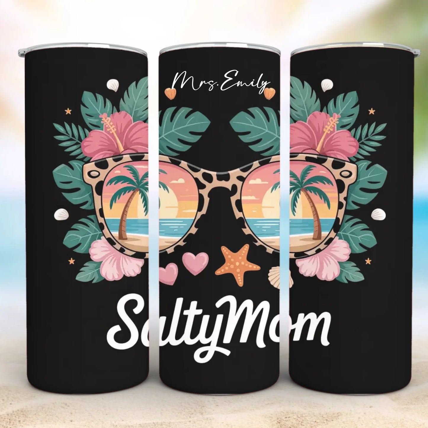 Personalized 20oz skinny tumbler – Personalized | detail view | custom name available, dishwasher safe, double-wall stai