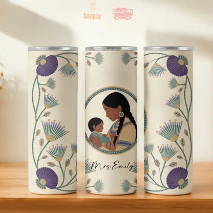 Personalized 20oz skinny tumbler – Personalized | hero view | custom name available, dishwasher safe, double-wall stainl