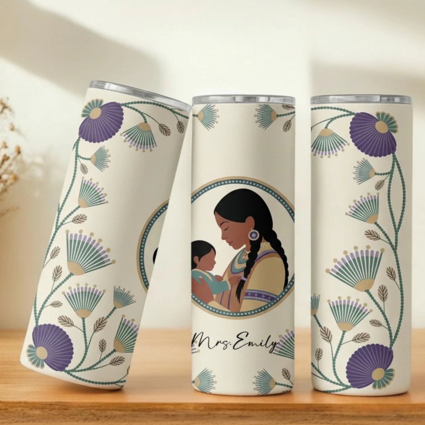 Personalized 20oz skinny tumbler – Personalized | personalization example | custom name available, dishwasher safe, doub