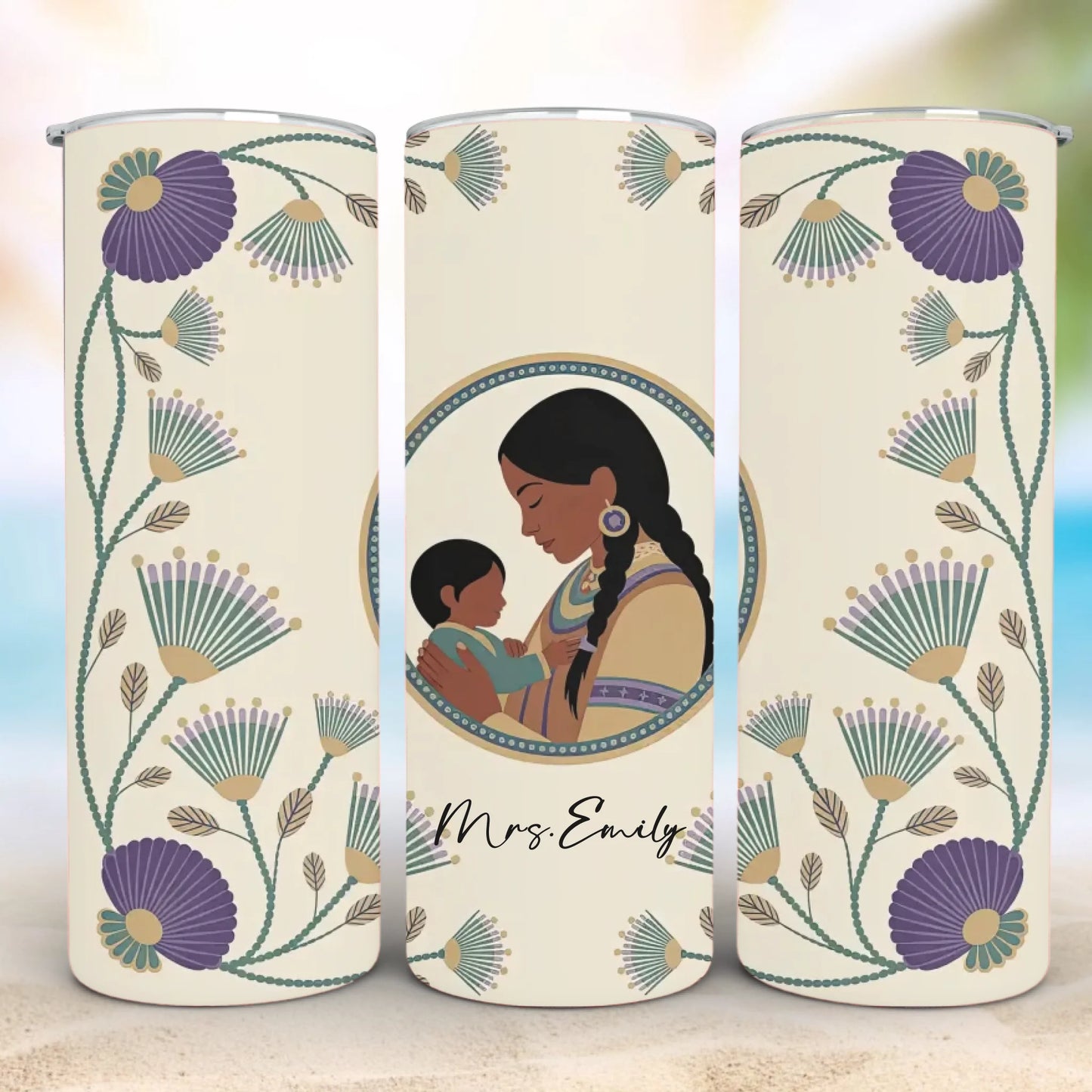 Personalized 20oz skinny tumbler – Personalized | detail view | custom name available, dishwasher safe, double-wall stai
