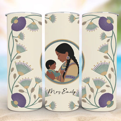 Personalized 20oz skinny tumbler – Personalized | detail view | custom name available, dishwasher safe, double-wall stai