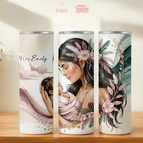Personalized 20oz skinny tumbler – Personalized | hero view | custom name available, dishwasher safe, double-wall stainl